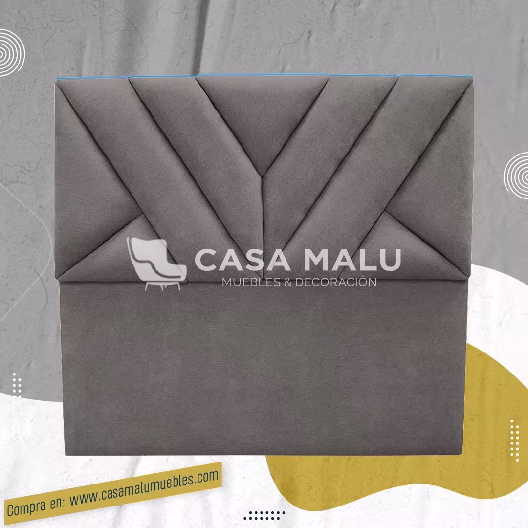 Casa Malu Muebles - Cabecero Viena - Gris Carbón Cabecero Viena - Imagen 5