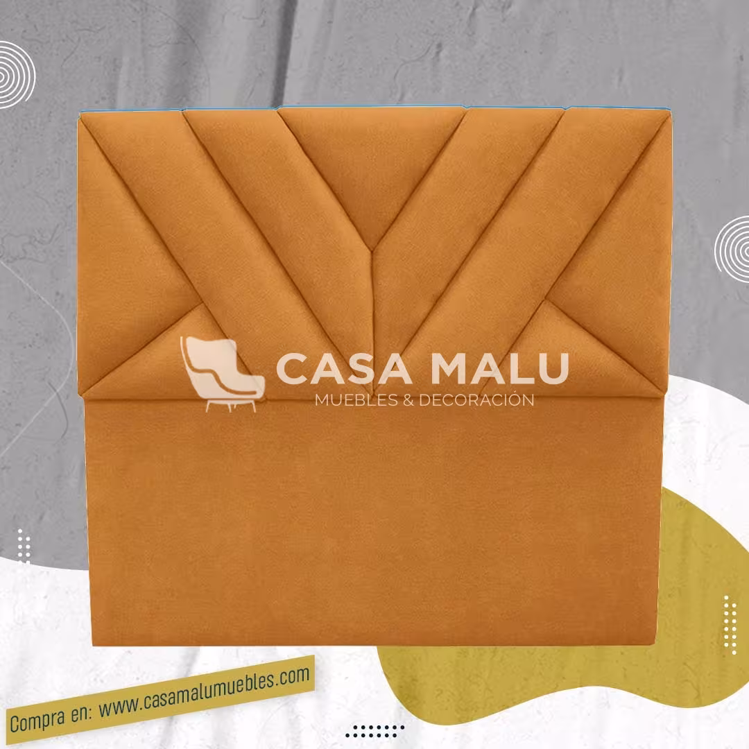 Casa Malu Muebles - Cabecero Viena - Mostaza Suave Cabecero Viena - Imagen 4