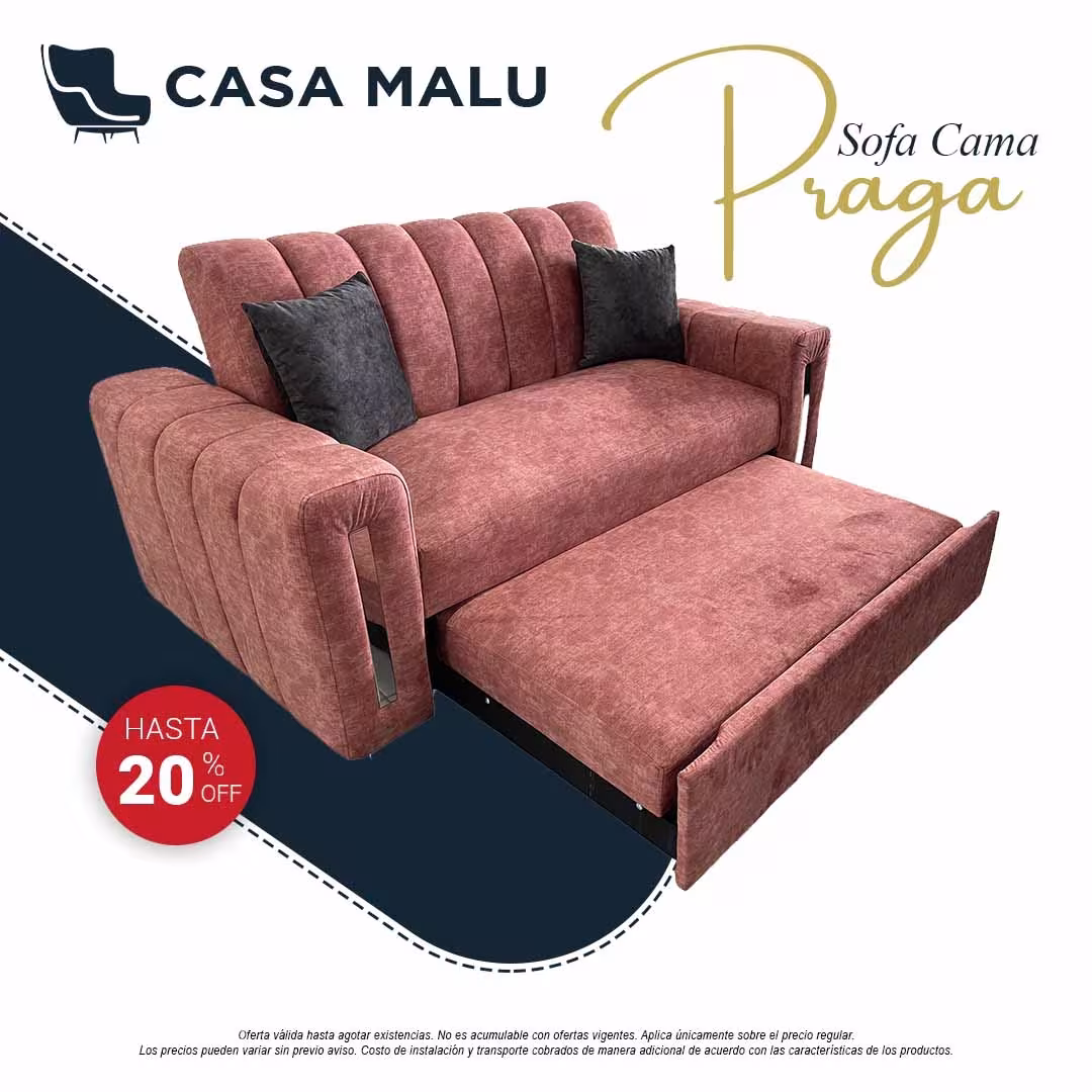 Casa Malu Muebles - Sofa Cama Praga - Post 3 Sofa Cama Praga - Imagen 3