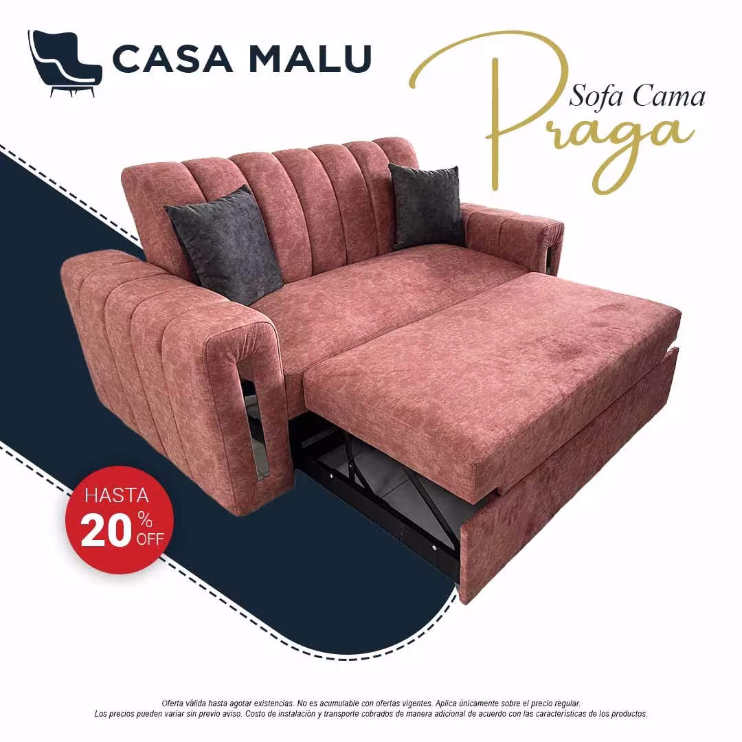 Casa Malu Muebles - Sofa Cama Praga - Post 4 Sofa Cama Praga - Imagen 4