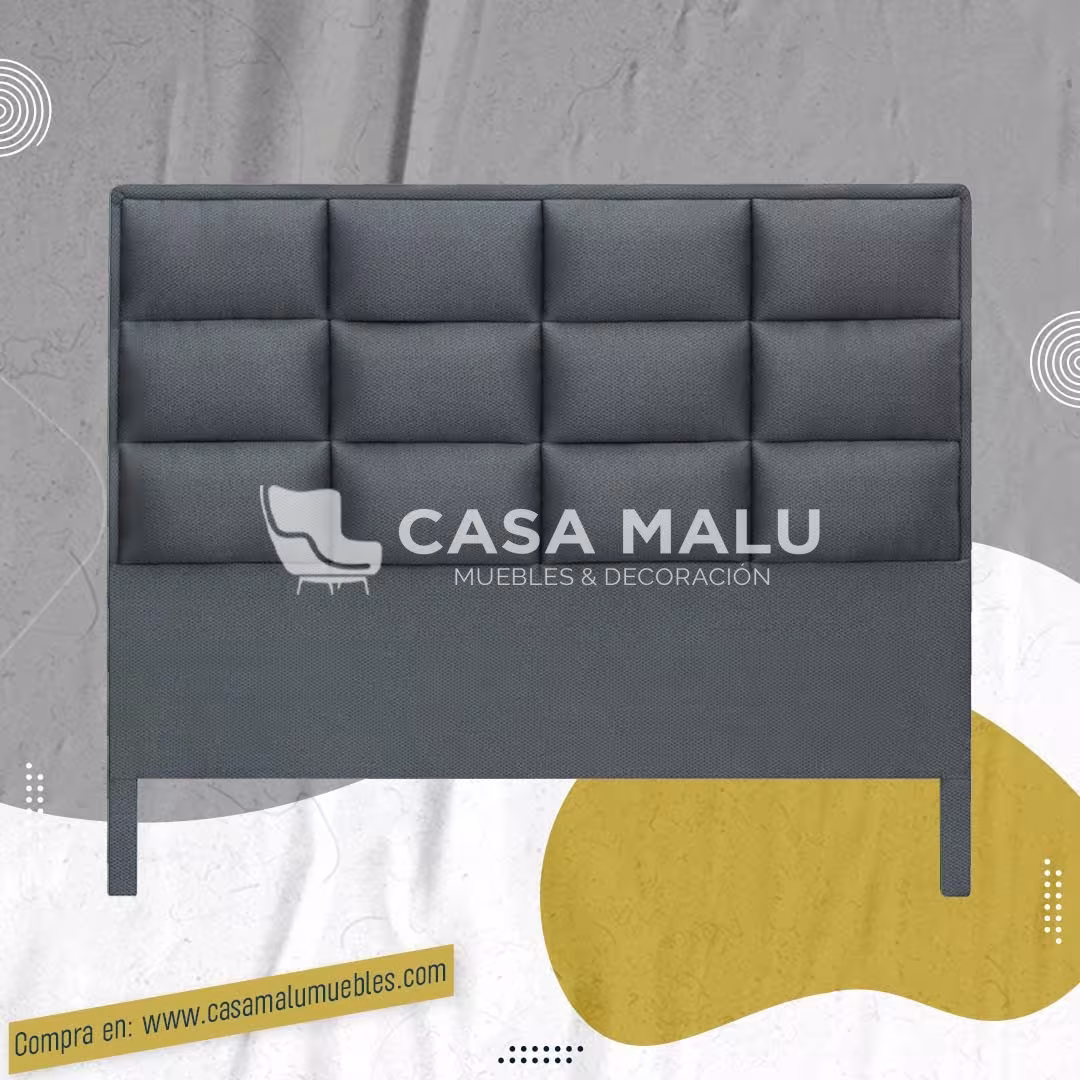 Casa Malu Muebles - Cabecero Florencia - Gris Carbón Cabecero Florencia - Imagen 6