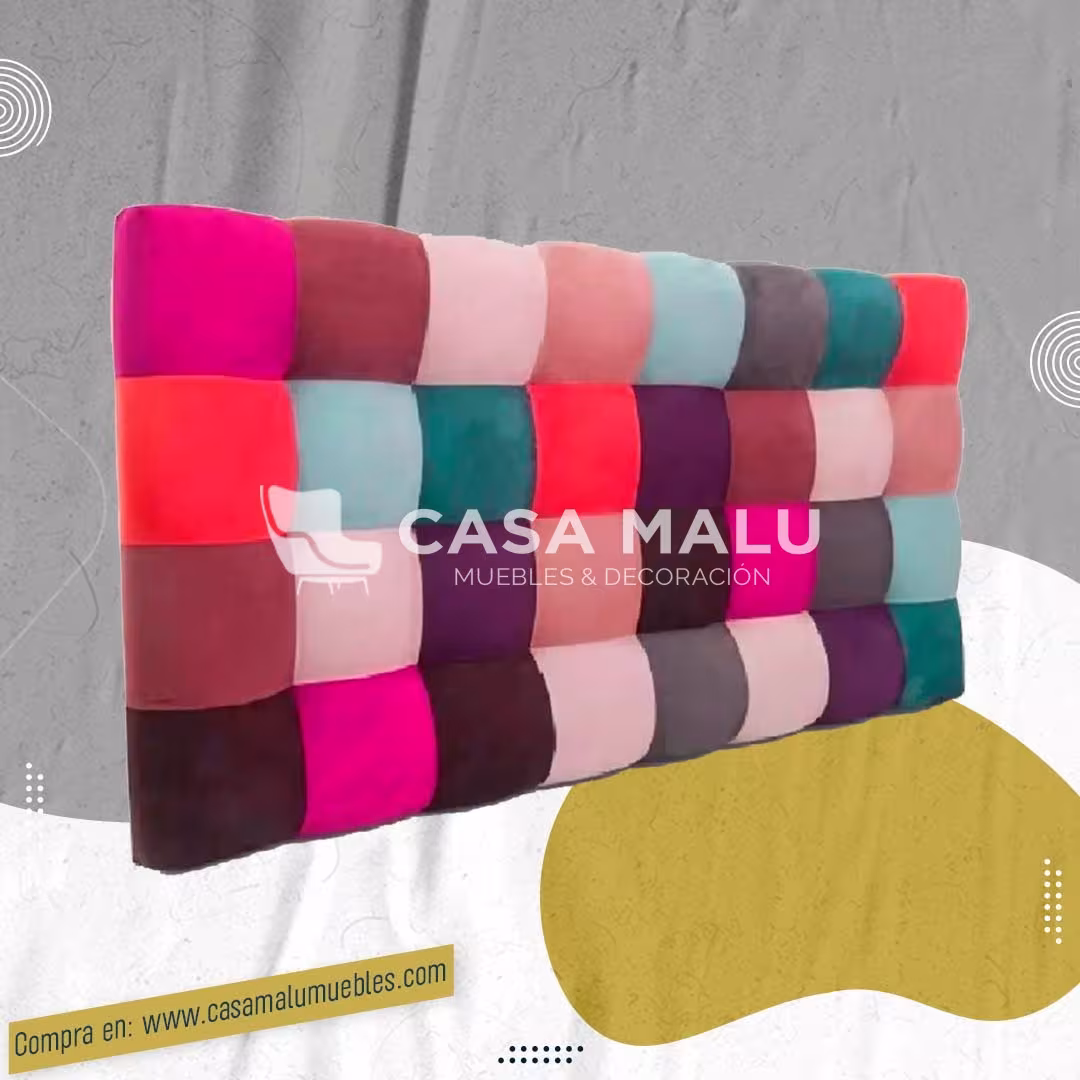 Casa Malu Muebles - Cabecero Praga - Multicolor Cálido3 Cabecero Praga - Imagen 3