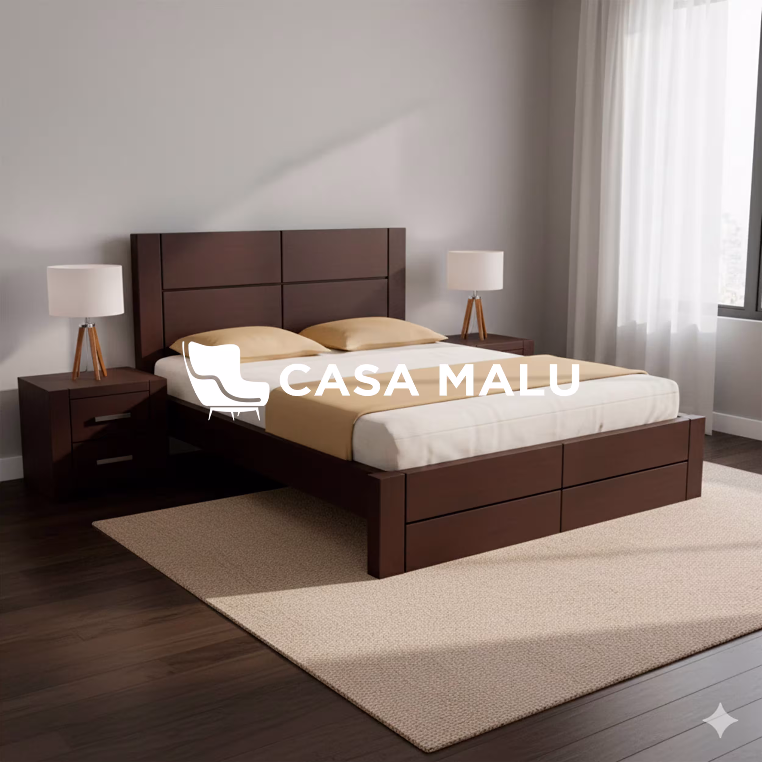 Casa Malu Muebles - Dormitorio - Camas - Cama Luna Cama Luna - Imagen 1