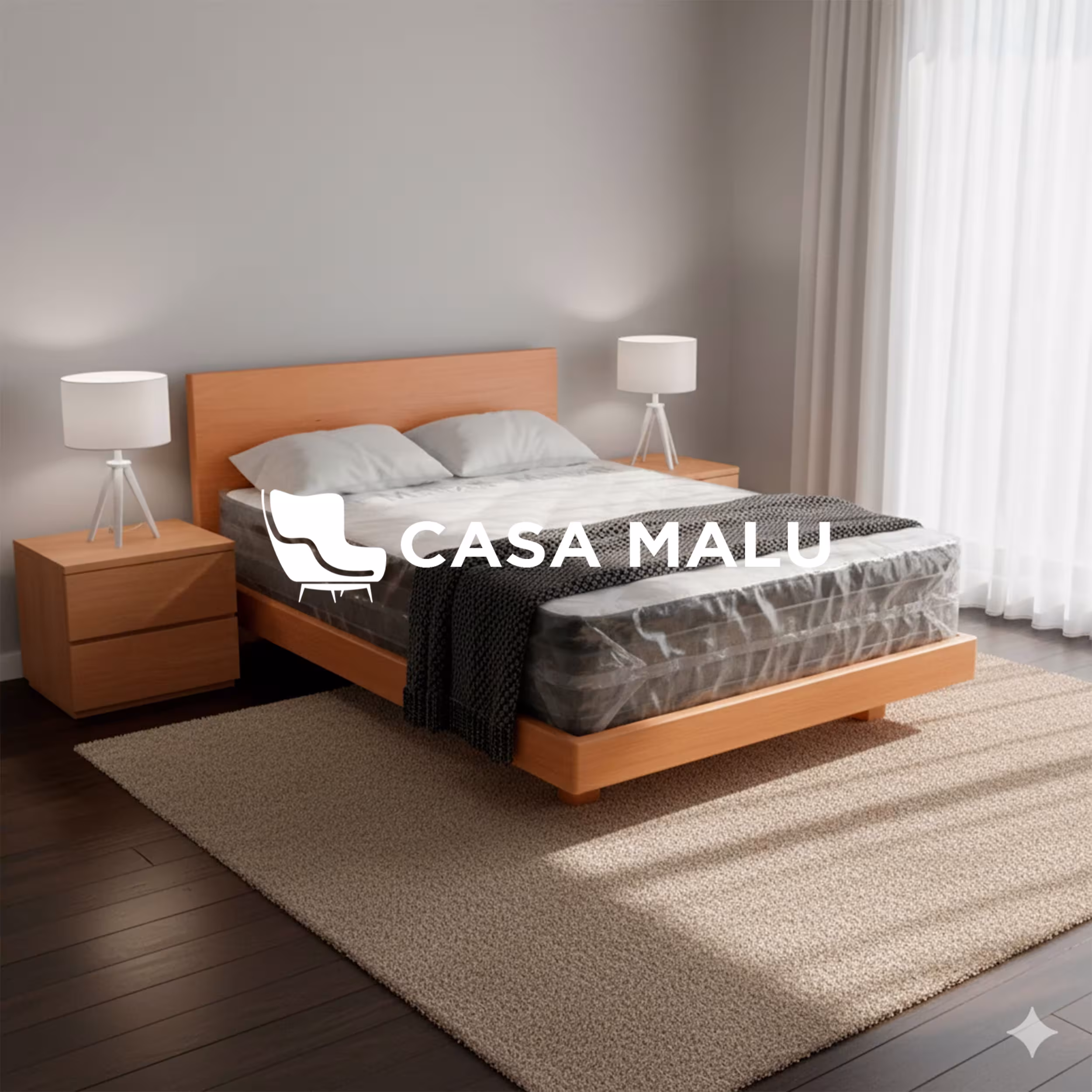 Casa Malu Muebles - Dormitorio - Camas - Cama Serena Cama Serena - Imagen 1