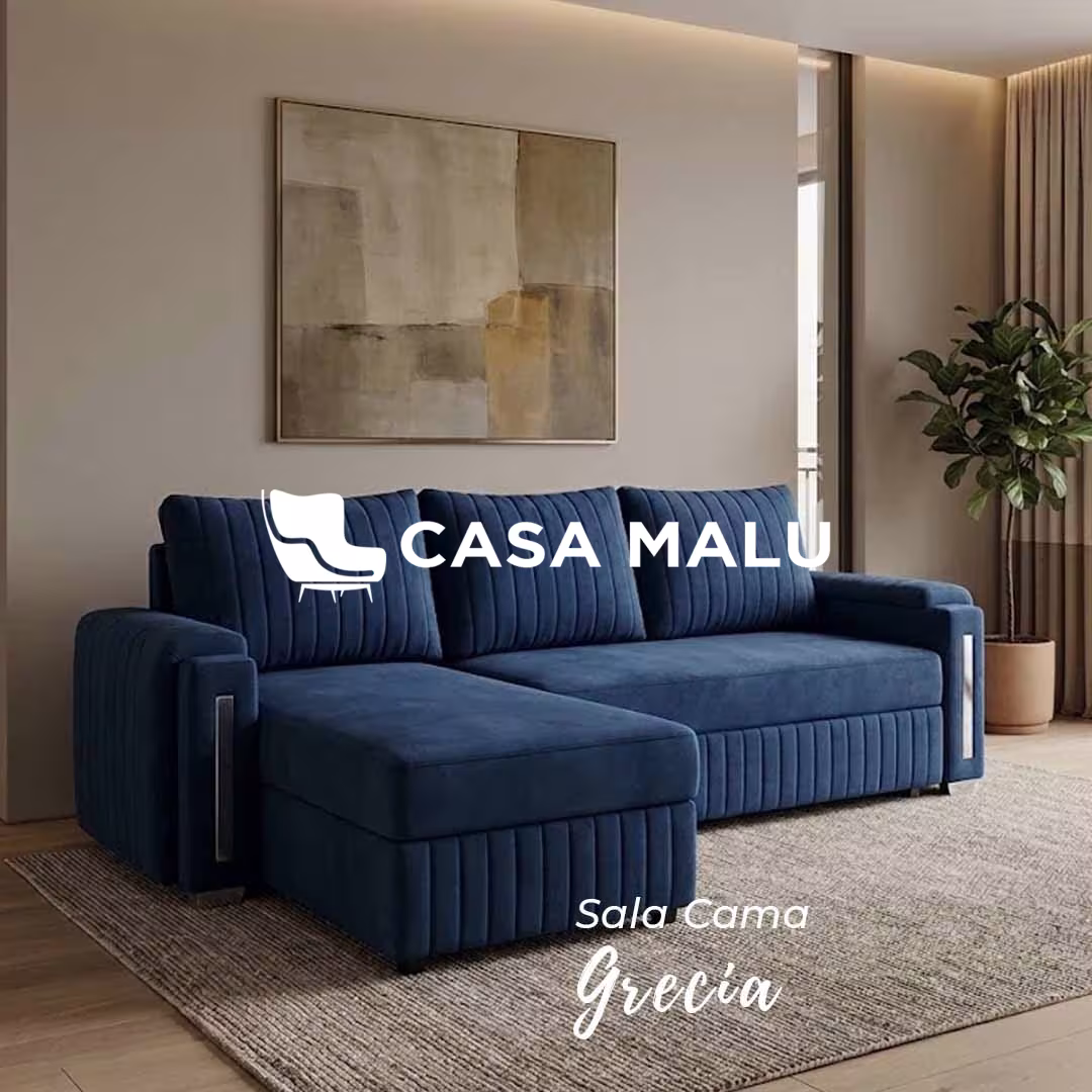 Casa Malu Muebles - Sofa Camas - Sala Cama Grecia Sala Cama Grecia - Imagen 1