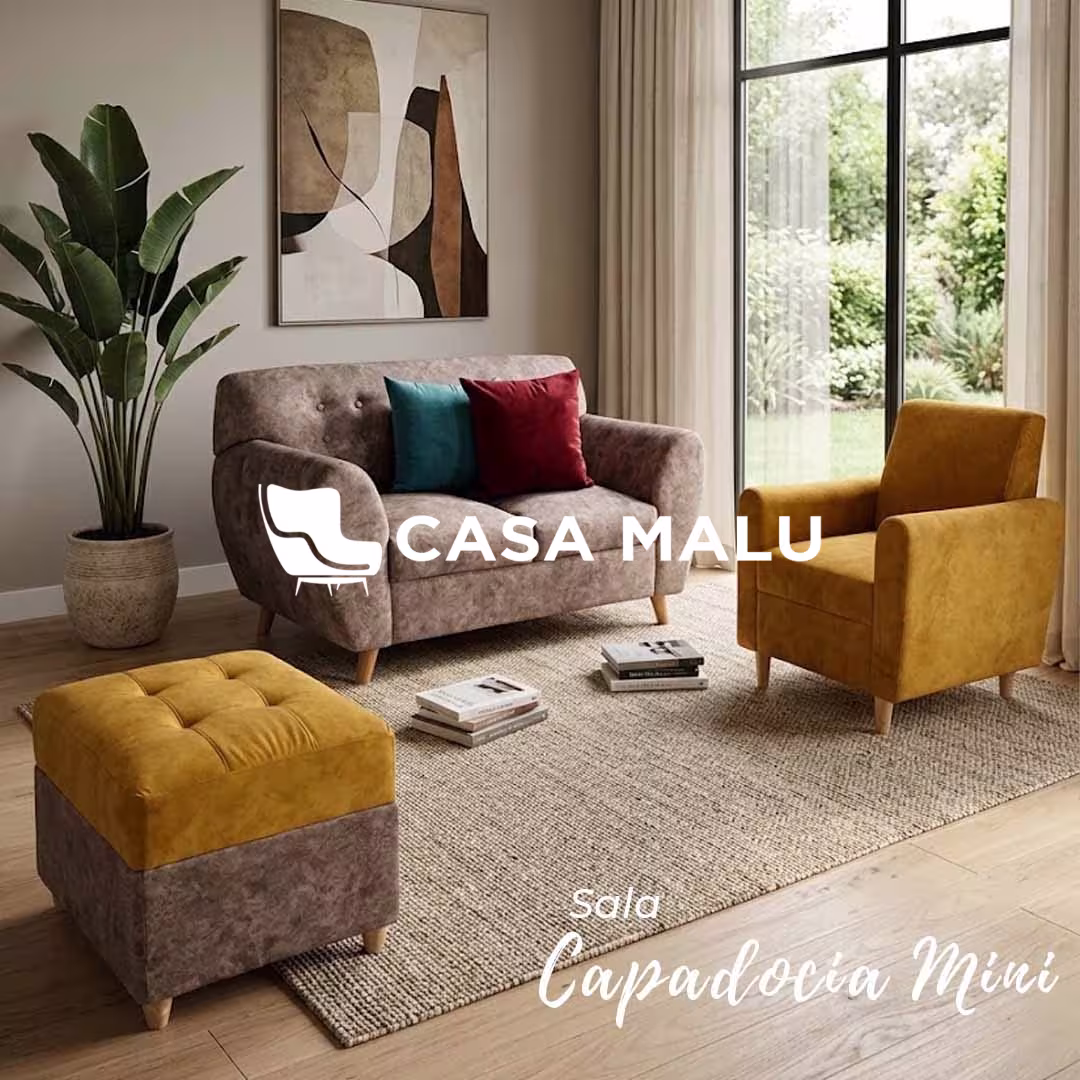 Casa Malu Muebles - Salas - Sala Capadocia Mini Juego De Sala Capadocia Mini - Imagen 1